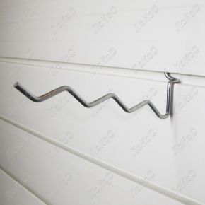 Крючок-змейка на экономпанель, L=150мм, цинк